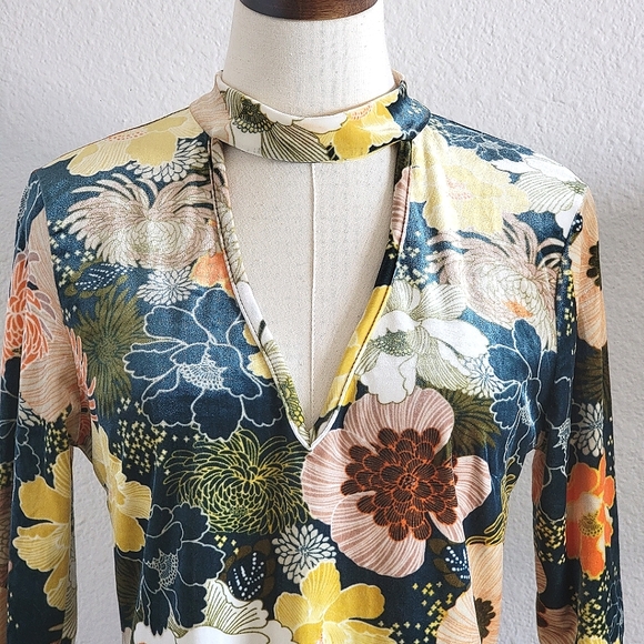 Current+Project Velvet Autumn Floral Dress - Picture 3 of 10